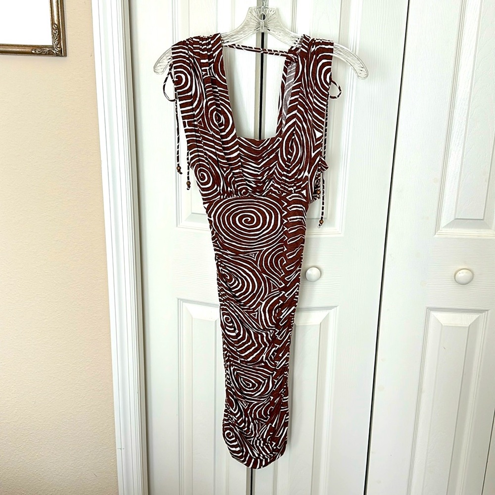 Plenty by Tracy Reese | Brown printed dress
